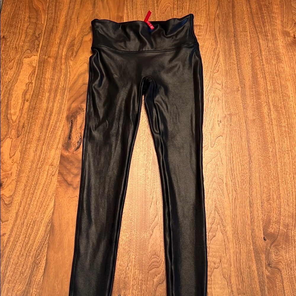 SPANX Black High-Shine Leggings